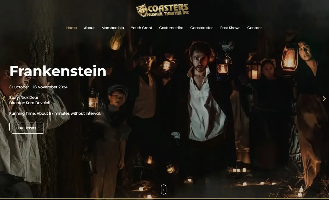 coasters-musical-theatre-website-designer