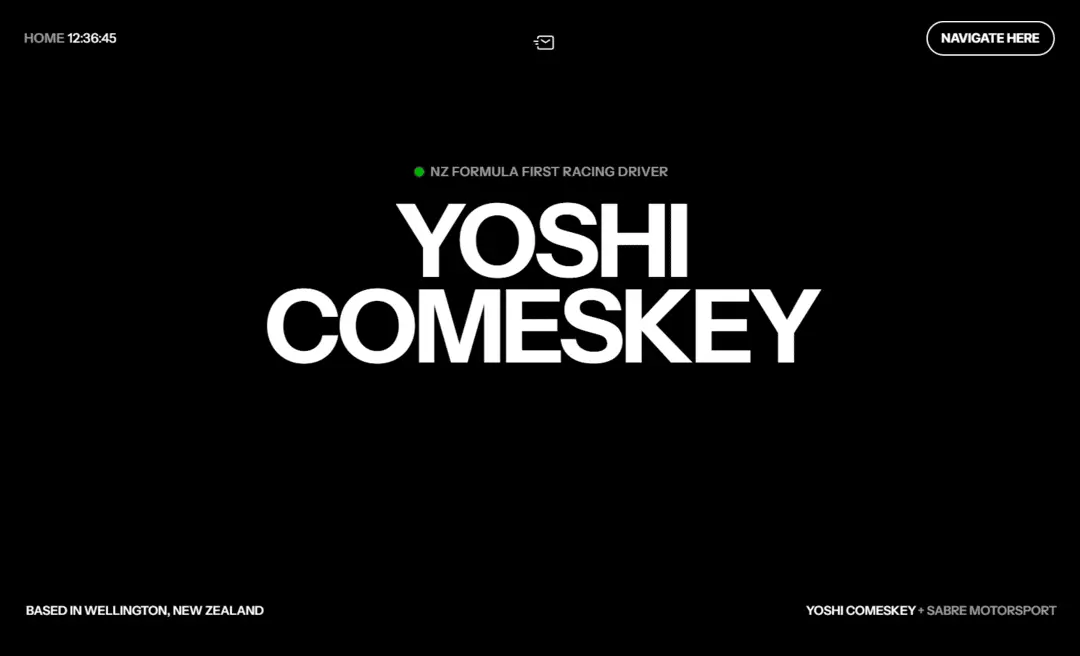 yoshi-comeskey-formula-first-racing-driver-website-designer-in-nz
